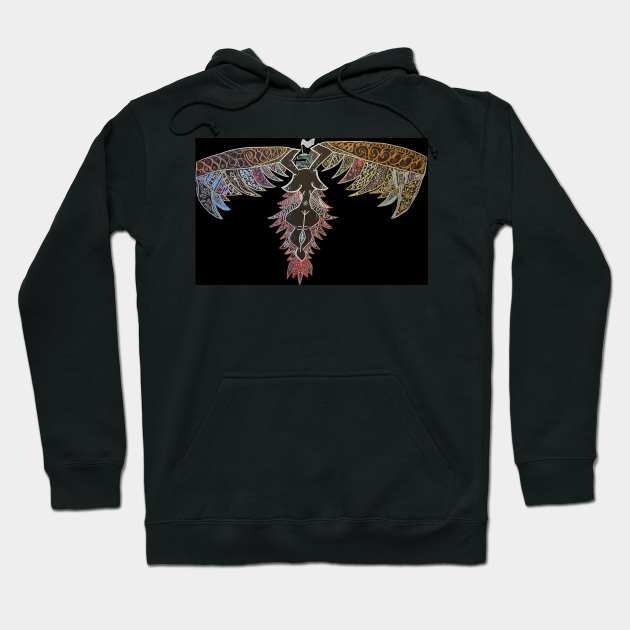 Venus in Antlers-Surrender Hoodie by Bert Fiddler ART